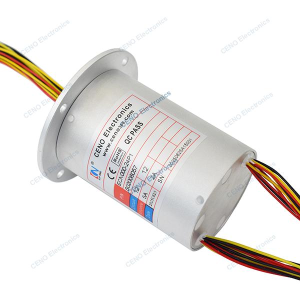 24 circuits Electric Power and Signal Slip Ring for Industrial System