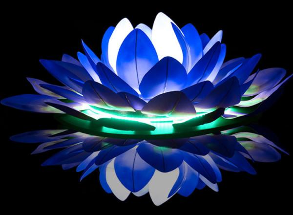 LED Emulation Lotus Lights Water Landscape Outdoor Waterproof Pond Bright Decorative Landscape Project