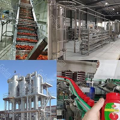 Customized Large-capacity Fully Automatic Tomato Sauce Production Line For Food Processing Companies