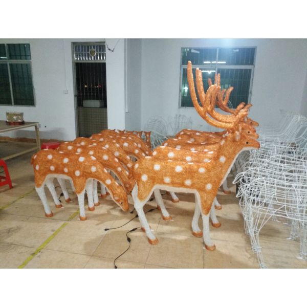 christmas reindeer lights