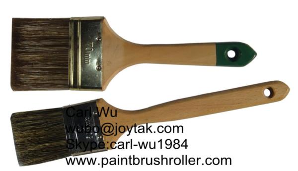 Natural bristle Chinese bristle synthetic mix 2 piece paint brush sets wood handle plastic handle 2 inch PBS-001