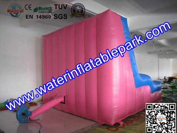 Exciting Inflatable Sport Games , Inflatable Velcro Wall For Children