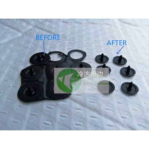 Тематическое исследование: Машина для дефляширования/дебурирования для резиновой пробки мини-размера, розетки; технология глубокого охлаждения; процесс охлаждения;