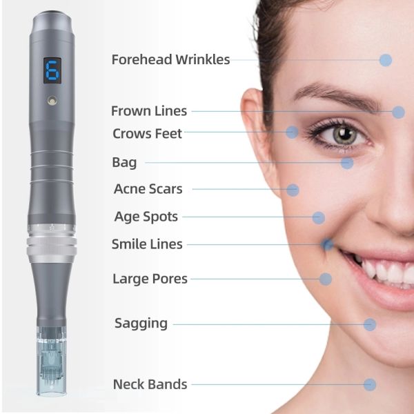 Dr Pen M8 Derma Pen with Digital Display and 6 Speeds The Ultimate Microneedling Tool