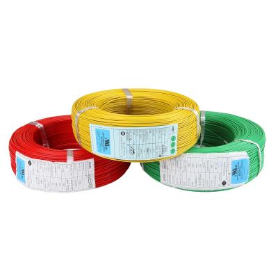O fio isolado FEP de alta tensão de UL3239 30KV estanhou o fio de cobre um amarelo azul branco de 200 graus
