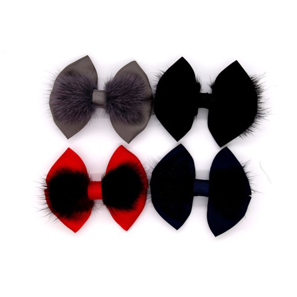 Ribbon coloured bow-tied shoe flower,Handmade footwear ornaments and flower Thread ribbon Beige ,white,black,red ,blue
