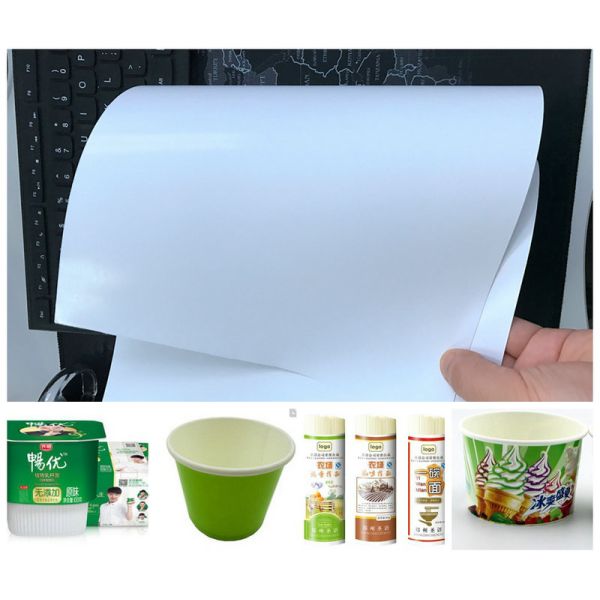 Lwc Low Weight Coated Couche Paper Printing 60gsm 58gsm 64gsm For Glass Bottle Labels
