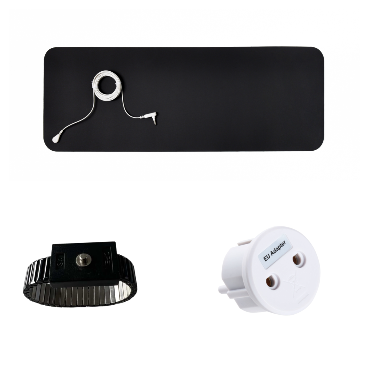 Customized 25x68cm ESD SBR Foam Conductive Mat Grounding Cord for Earthing Desk Chair Sofa Grounding Cord for Earthing Safety