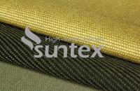 Tissu enduit de silicone résistant à hautes températures de fibre de verre de tissu d'approvisionnement d'usine