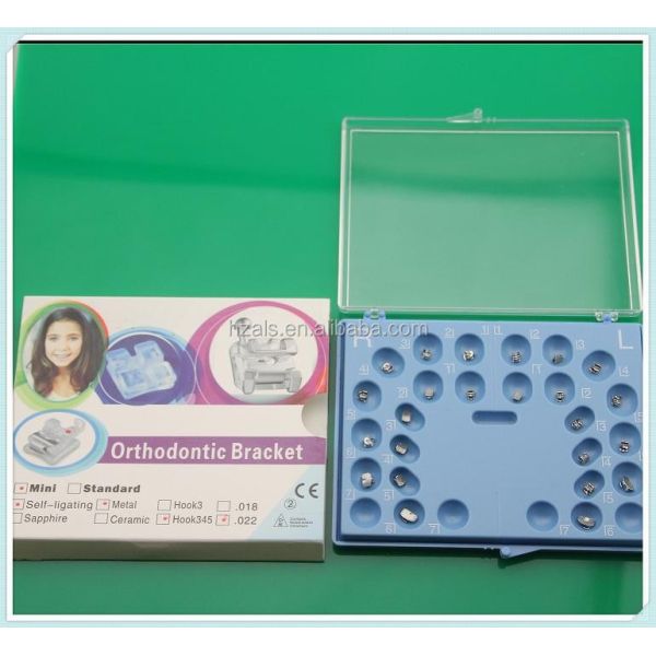 0.022 0.018 Solt dentiste orthodontiste Métal Roth Braces Braces auto-ligant