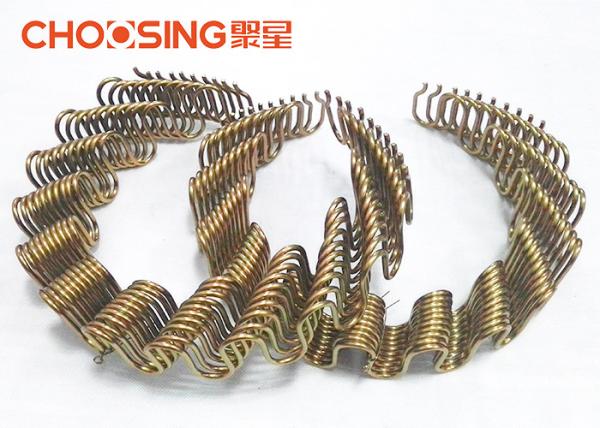 3.8mm Black Zig Zag Sofa Springs Replacement Settee Springs Sofa DIY , Serpentine Upholstery Springs