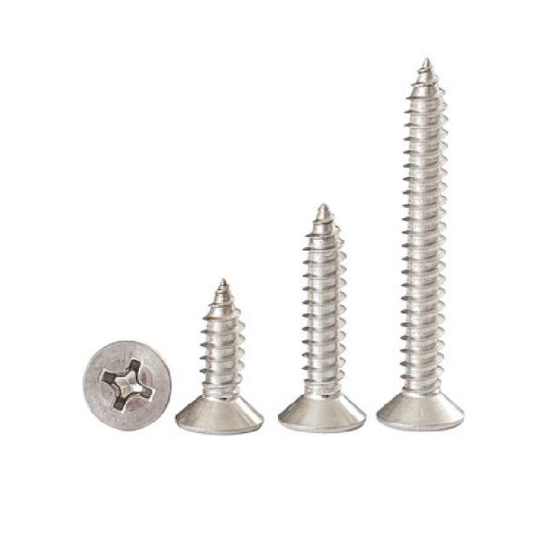 1/5 Flat Head Screw Fastener 304 316 SS Drywall Fastener