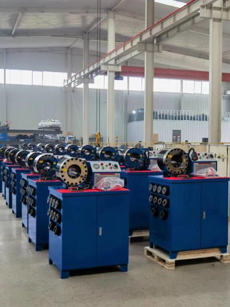 1/4 - 2 trançaram a máquina de friso do encaixe de mangueira do frisador 3kw da mangueira para a venda Filipinas