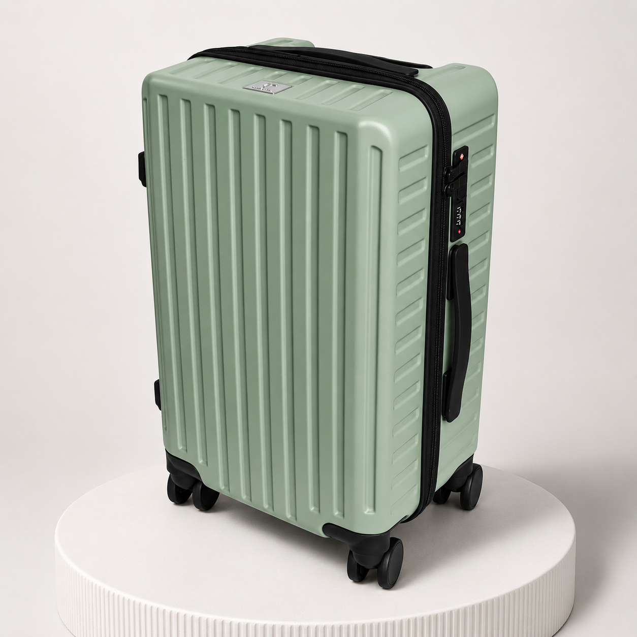 Sage Green Hardshell Luggage with TSA Lock