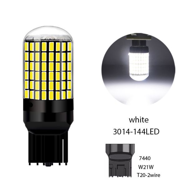 High Brightness 1157 LED Brake Light Bulb Multi Color Output For Enhanced Visibility