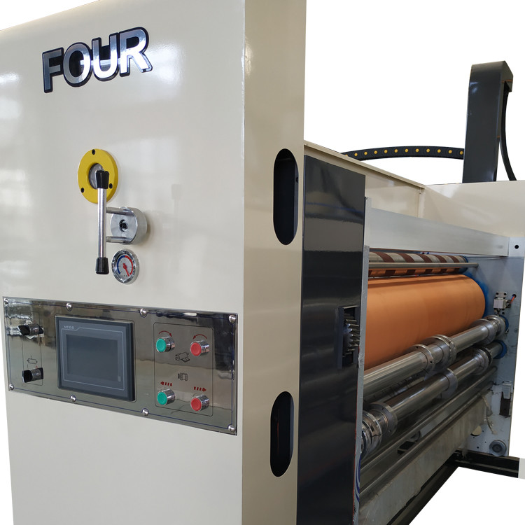 Высокоскоростная роторная папка Gluer Slotter Flexo последовательно с резцом плашки