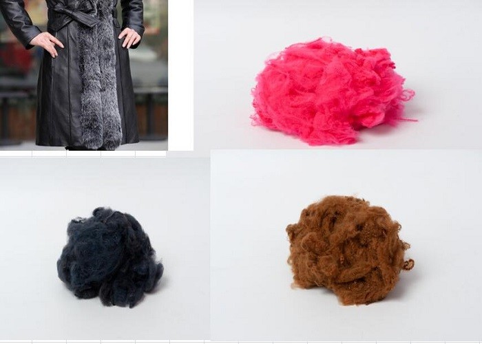 полиэстер 3D 28mm покрашенный допингом для Nonwoven меха искусственной кожи
