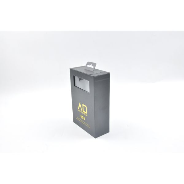 Сусальное золото штемпелюя картонную коробку 700gsm упаковывая для заряжателя телефона