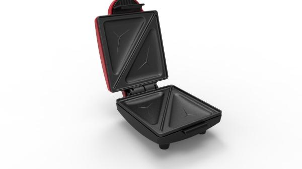 Mini Grill Sandwich Maker , Red Color Commercial Sandwich Grill