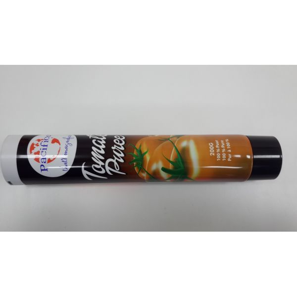 барьер томатного соуса контейнеров трубки жидкостной еды 200Мл пластиковый упаковывая алюминиевый прокатал материал