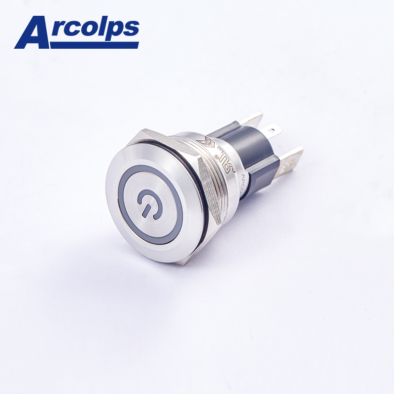 8300 Series IP66 Sealed Stainless Steel Industrial Push Button Switch 10A 250V