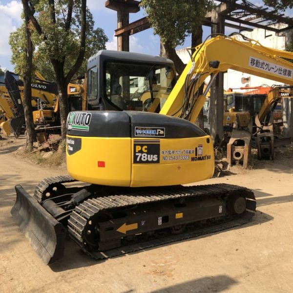 Experience Japan's Top-Notch with the Komatsu PC 78 Mini Excavator 1510 Working Hours