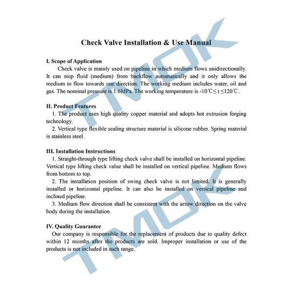 TMOK Factory Direct 1 2 3 Inch Brass Water Pump Foot Valve With Strainer