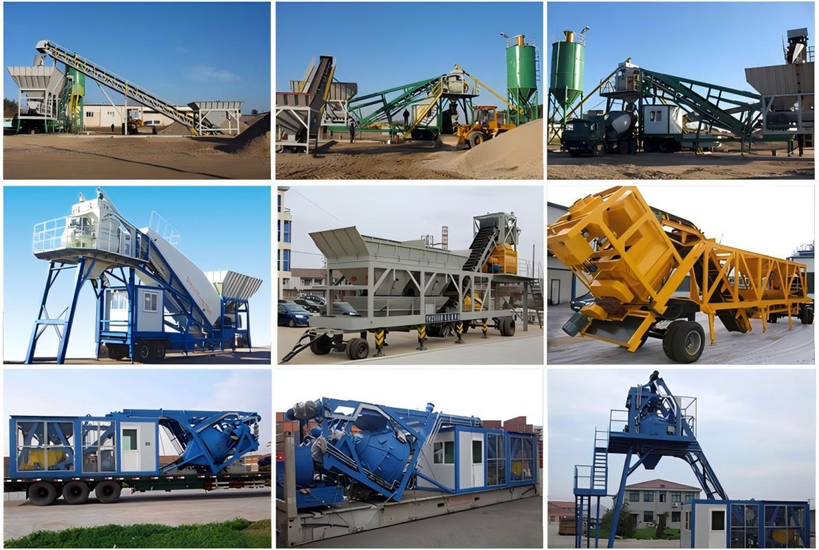 JS Mobile Forced Mixing Plant For Construction Project Cement Plant Equipments Manufacturer Supply