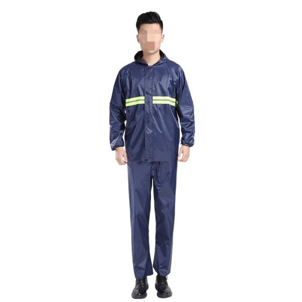 Full Body Protection tactical Poncho Raincoat PU Coating Waterproof For Men And Women