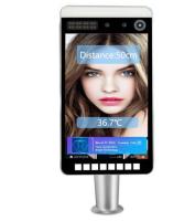 Autobus capteur de température corporelle de système d'Access de porte de Didplay de 8 pouces avec la température de visage par la caméra vivante