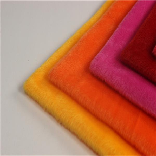100% polyester warp knitting pearl velour/fabric textile