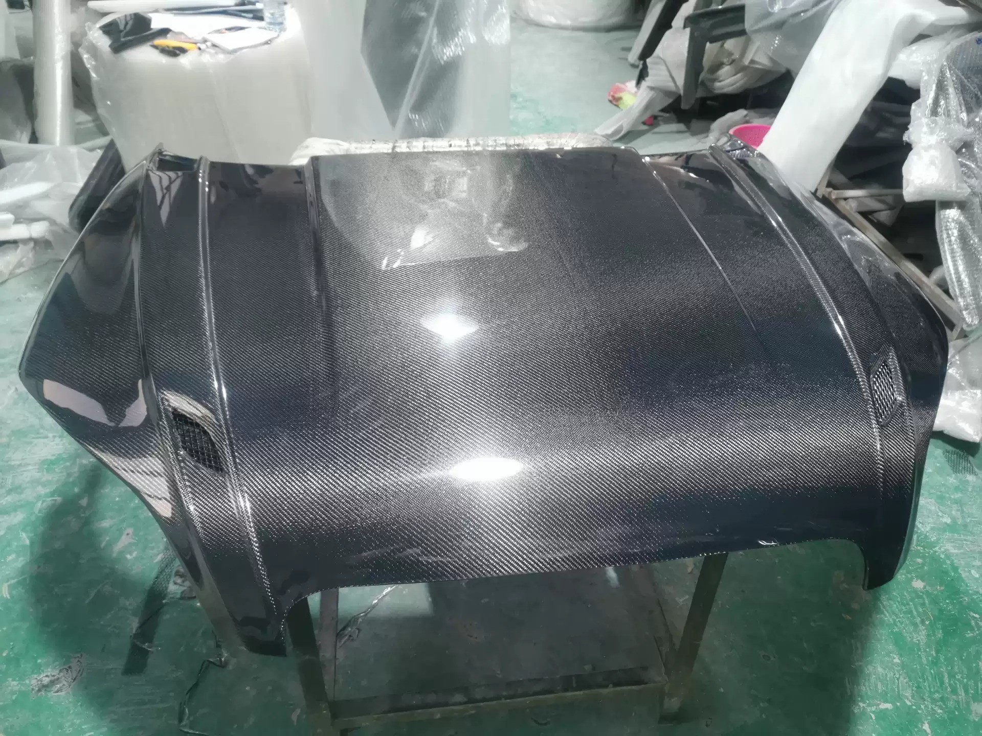 Carbon Fiber RS Hood Engine Cover Suitable for Audi TT TTS TTRS MK2 and Modification