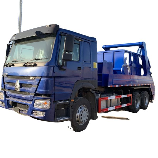 Sinotruk HOWO skip loader garbage collecting truck