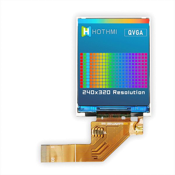 Дисплей 240x320 TFT-H024A9QVIFT8N20 прочного 2,4 солнечного света читаемый TFT LCD дюйма