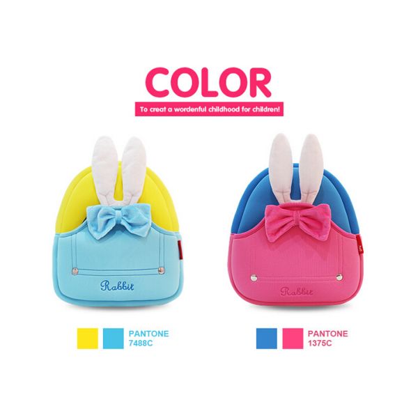 Soft Plush Baby Toddler Backpack / Waterproof Book Bags For Little Girls