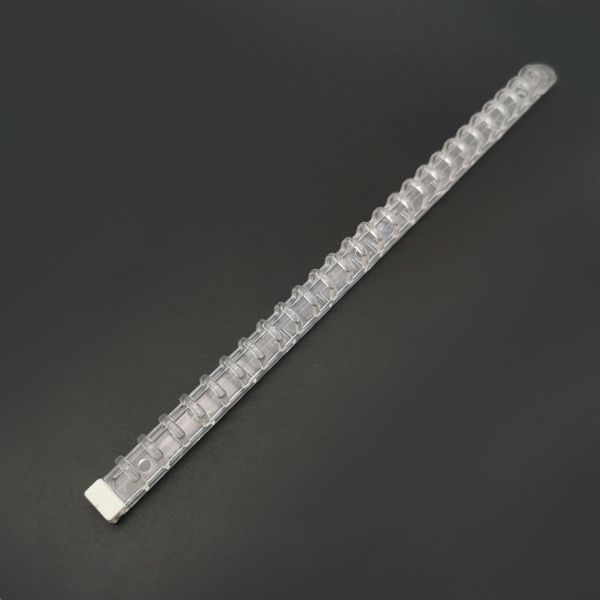 Wholesale office stationery accessories 26 plastic ring binder clips loose-leaf binder mechanism clips  file folder clips
