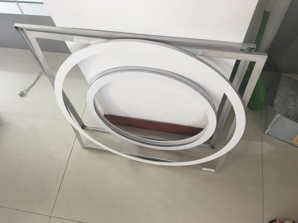 Peças de alumínio da soldadura revestida branca do pó para a luz de Ceilling do painel do diodo emissor de luz