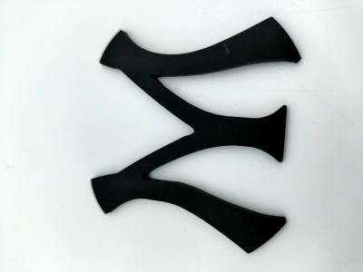 Personalised Logo Label Stickers On The Shoes PVC Material M Letter Shape