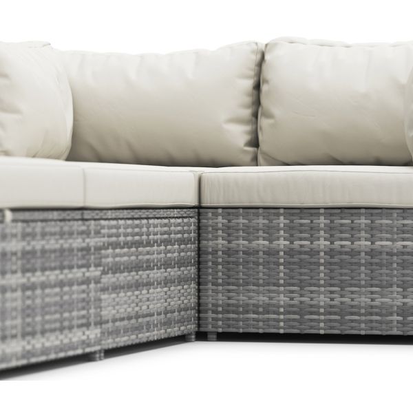Rattan Outdoor Garden Lounge Hot Sale Wicker PE Waterproof Custom Rattan Sofa and Lounger Set Multi Function Outdoor Furniture