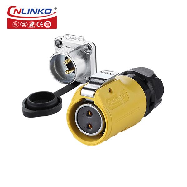 Cnlinko LP20 Series Waterproof Power Connector 2 Pin Auto Connector for Led Light