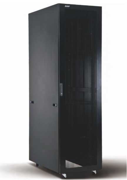 1000kg Loading Capacity Server Rack Cabinet with SPCC Cold Rolled Steel and High-Density Vented Doors for Data Centers