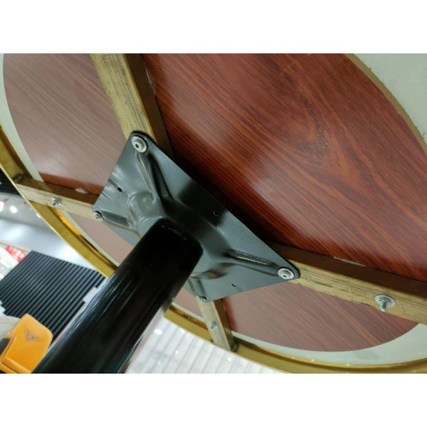 74cm Wrought Iron Coffee Table With Glass Top