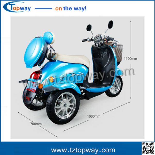 3 wheel electric mobility tricycle for handicapped disable adults