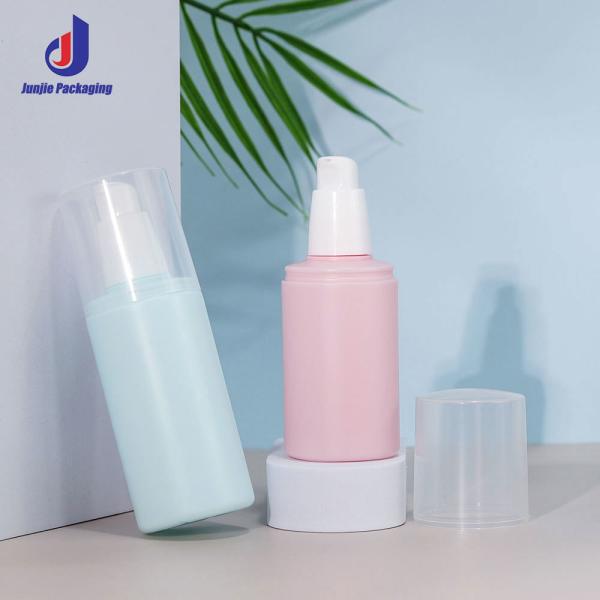 100ml 120ml Refillable Bottles Square Plastic Cosmetic Spray Bottles With HDPE Collar