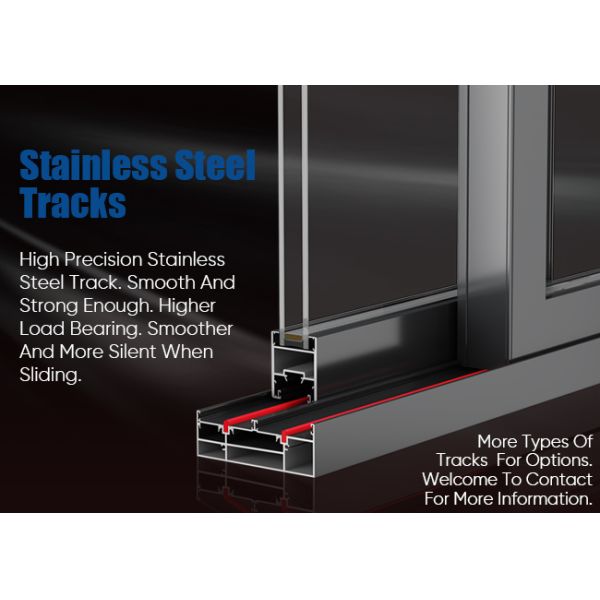 Energy-Efficient External Aluminium Sliding Doors with Thermal Break System and Low-E Glass