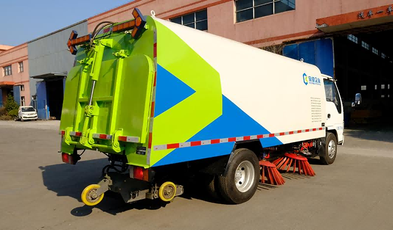 7.3ton Diesel Powered Street Sweeping Truck Road Cleaning Machine ZBJ5071TSLC