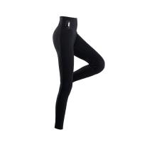 As calças cabendo apertadas da ioga da elasticidade do abdômen personalizaram Logo Nylon Gym Leggings