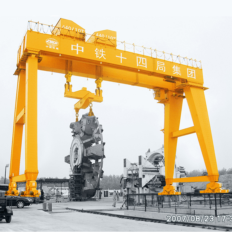 China Factory Promotion Double Girder Portal-Type Crane 50 Ton 60 Ton 75 Ton 100 Ton Gantry Crane