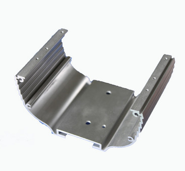 Perfil de aluminio industrial a medida con mecanizado CNC