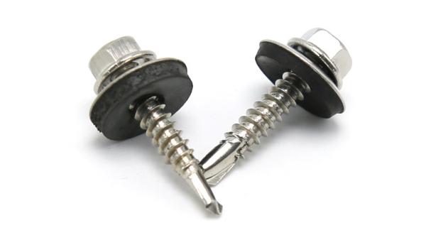 SS Galvanized Outdoor Screws Roofing 5.5x55mm With EPDM Rubber